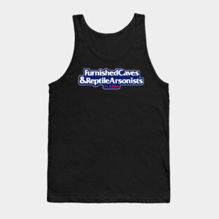 Furnished Caves & Reptile Arsonists Tank Top