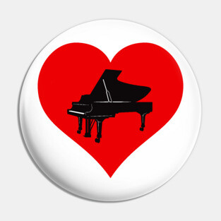 Love Piano Pin