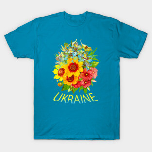 Big bouquet of Ukrainian flowers T-Shirt