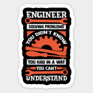 Engineering Student School Engineer Gift Sticker