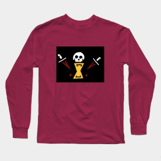 Original Pirate Flag Design Long Sleeve T-Shirt