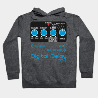 Digital delay pedal Hoodie