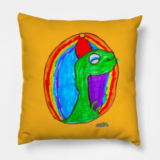 Dino Holiday Pillow