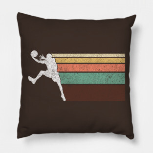 Vintage Basketball Pillow