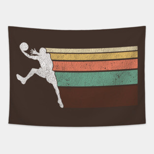 Vintage Basketball Tapestry