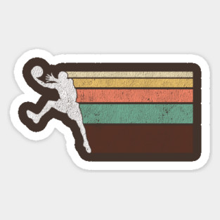 Vintage Basketball Sticker