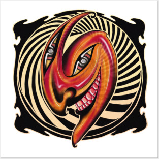 Alex Grey Inspired Creature Posters and Art