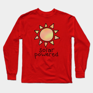 Solar Powered (color) Long Sleeve T-Shirt