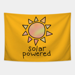 Solar Powered (color) Tapestry