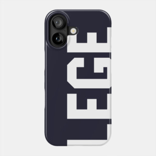 College (Worn By Bluto) National Lampoons Animal House Phone Case