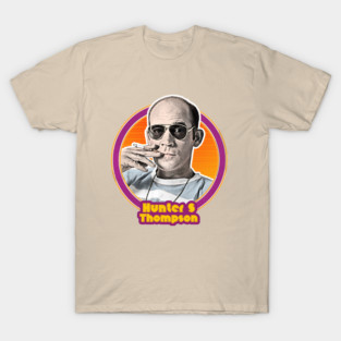 Hunter S Thompson // Retro Styled Fan Art Design T-Shirt