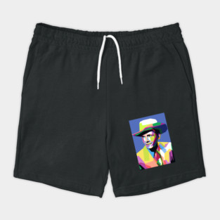 Abstract Hank Williams in WPAP Shorts