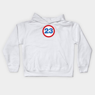 #23 Royal Airforce Colors As Worn By Russel Hobbs Kids Hoodie