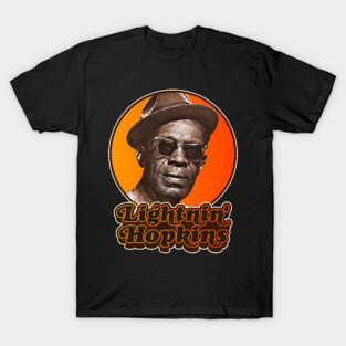 Retro Lightnin Hopkins Tribute T-Shirt