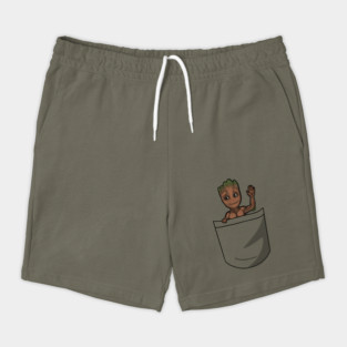 Shirt Pocket Groot Shorts