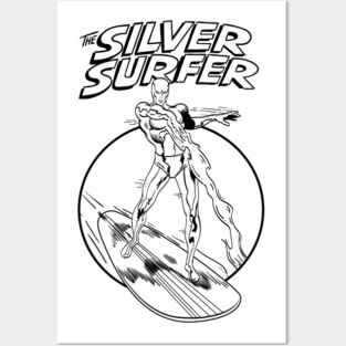 silver surfer Posters and Art