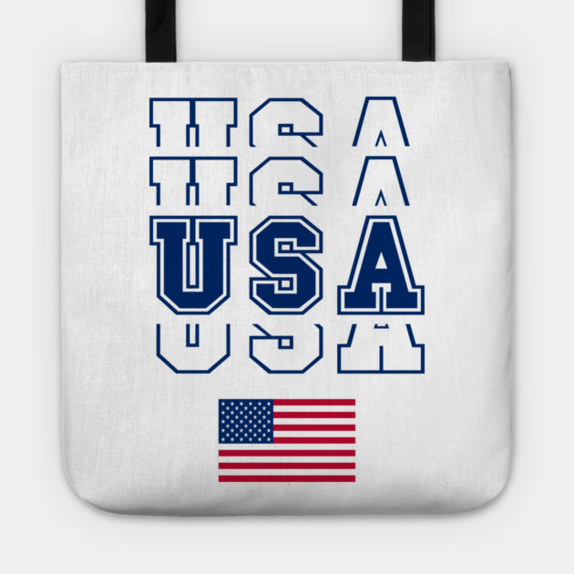 Usa flag 4th of july Tote by Tshirtiz