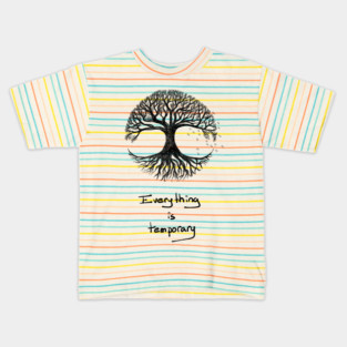 Hand drawn Tree of life with Quote Kids T-Shirt