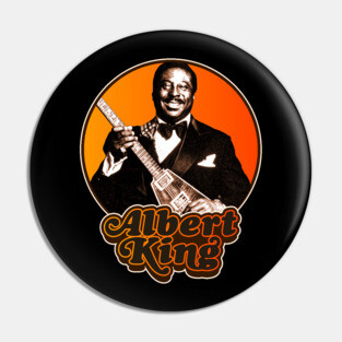 Retro Albert King Tribute Pin