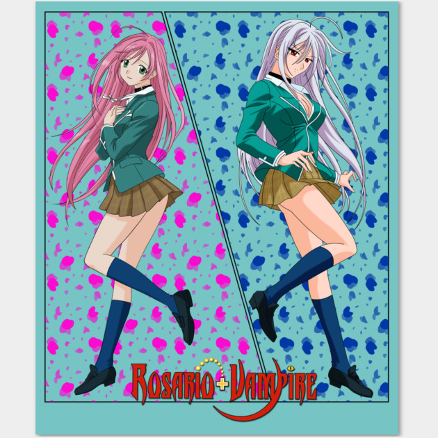 Rosario Vampire Moka Akashiya Rosario Plus Vampire Posters