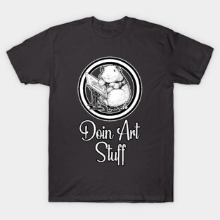 Doin Art Stuff - Guinea Pig - Artist T-Shirt