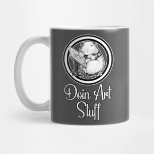 Doin Art Stuff - Guinea Pig - Artist Mug