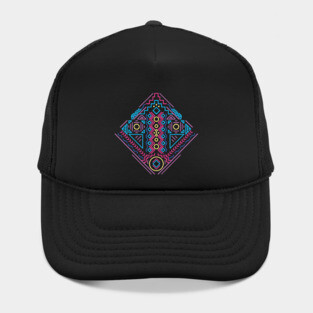 Native American Pattern in Retro Colours Hat