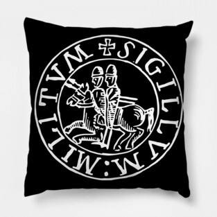 Knights Templar Seal Pillow
