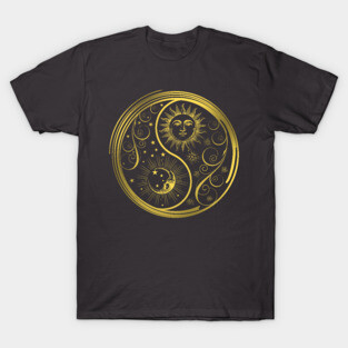 Yin Yang Sun and Moon T-Shirt