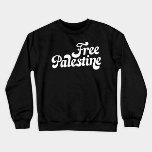 Free Palestine // Support Palestine Crewneck Sweatshirt