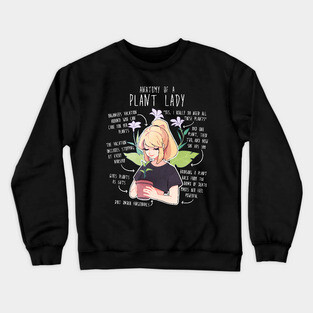 Plant Lady Anatomy Crewneck Sweatshirt