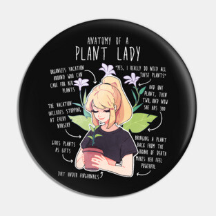 Plant Lady Anatomy Pin