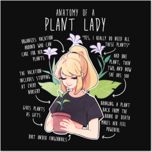 Plant Lady Anatomy Posters and Art