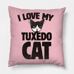 I love my tuxedo cat Pillow