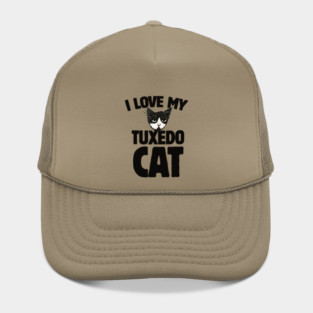 I love my tuxedo cat Hat