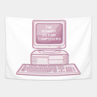 the binary is for computers(nonbinary pride) Tapestry