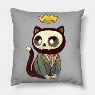 The Collector of Souls - Halloween Cat Pillow