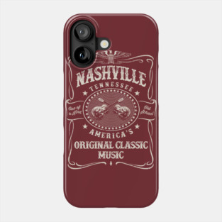 Nashville Music City USA Vintage Phone Case