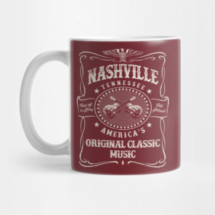Nashville Music City USA Vintage Mug