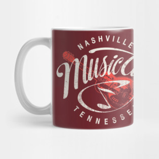 Nashville Music City USA Vintage Mug