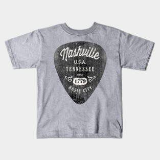 Nashville Music City USA Vintage Kids T-Shirt