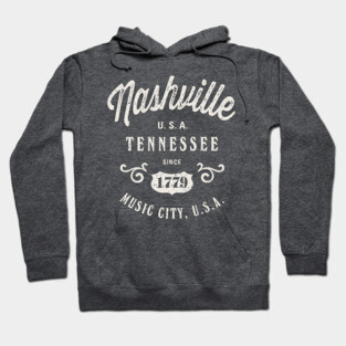 Nashville Tennessee USA Vintage Hoodie
