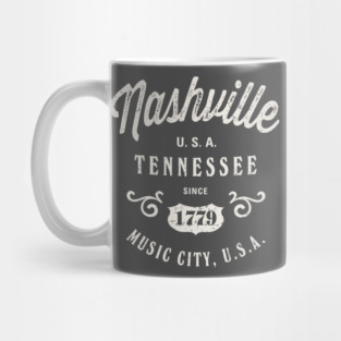 Nashville Tennessee USA Vintage Mug