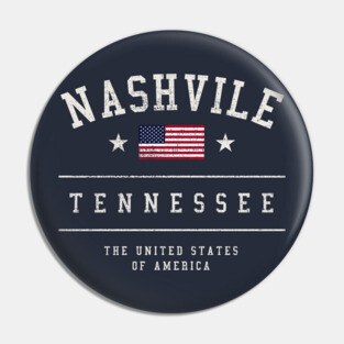 Nashville Tennessee USA Vintage Pin