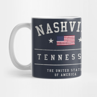 Nashville Tennessee USA Vintage Mug