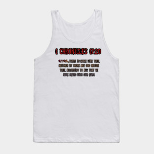 1 Chronicles 17:20 Tank Top