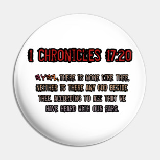 1 Chronicles 17:20 Pin