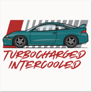 Turbocharged-Monarch Green Posters and Art