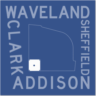 Streets Of Wrigley Field (Chicago Cubs) Posters and Art