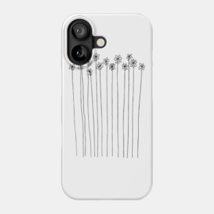 tall flowers Phone Case